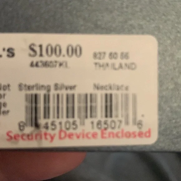 NWT Sterling Silver Heart Necklace - Picture 5 of 5